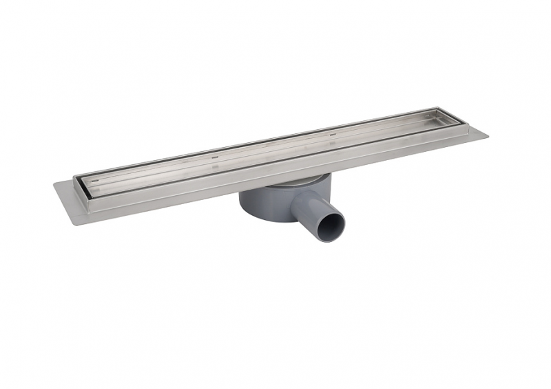 Водоотводящий металлический желоб AZARIO 360° 500 мм D40(50) под плитку