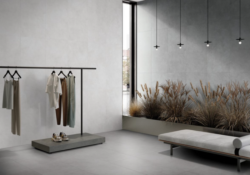 Плитка MicroCement Серый Матовый R10A Ректификат 60X60