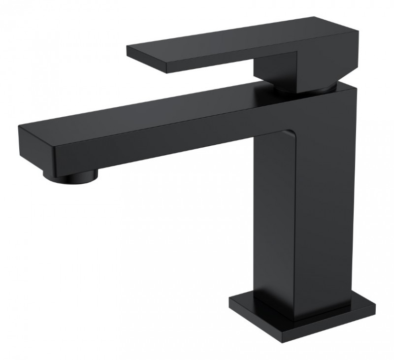 Смеситель для раковины Boheme Qubic 471-B matt black