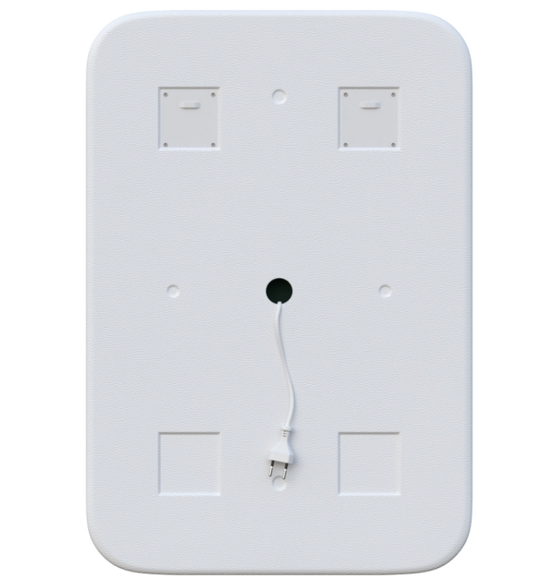 Зеркало MIXLINE Мальта-3 550*800 (ШВ) сенсорный выключатель, часы внешней настройки + подогрев