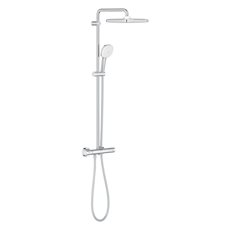 Душевая система GROHE TEMPESTA COSMOPOLITAN 26689001 (хром, металл/пластик, 175-см, квадратная)