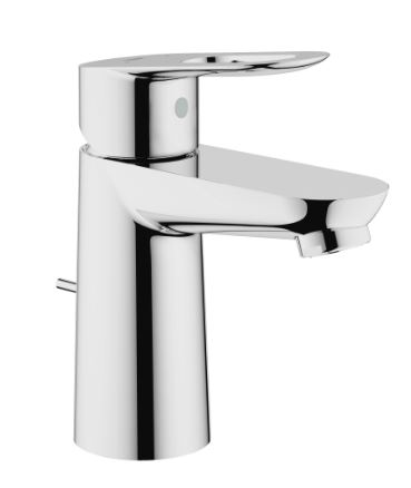 Смеситель для раковины GROHE BauLoop с донным клапаном, хром (23335000)