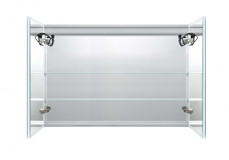 Шкаф зеркало для ванной с подсветкой Aquatek AQ7103B-MLC, прямоуг, сенсор, 1000*700*133