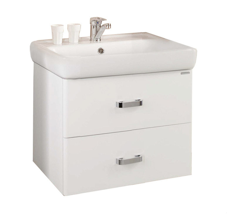 Тумба АМЕРИНА 60 бел.гл.1A135401AM010 (вып. с рак.1WH302082)