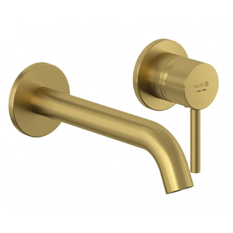 Смеситель KLUDI BOZZ SET 38245N076S для раковины настенный встраиваемый со скрытой частью в комплект