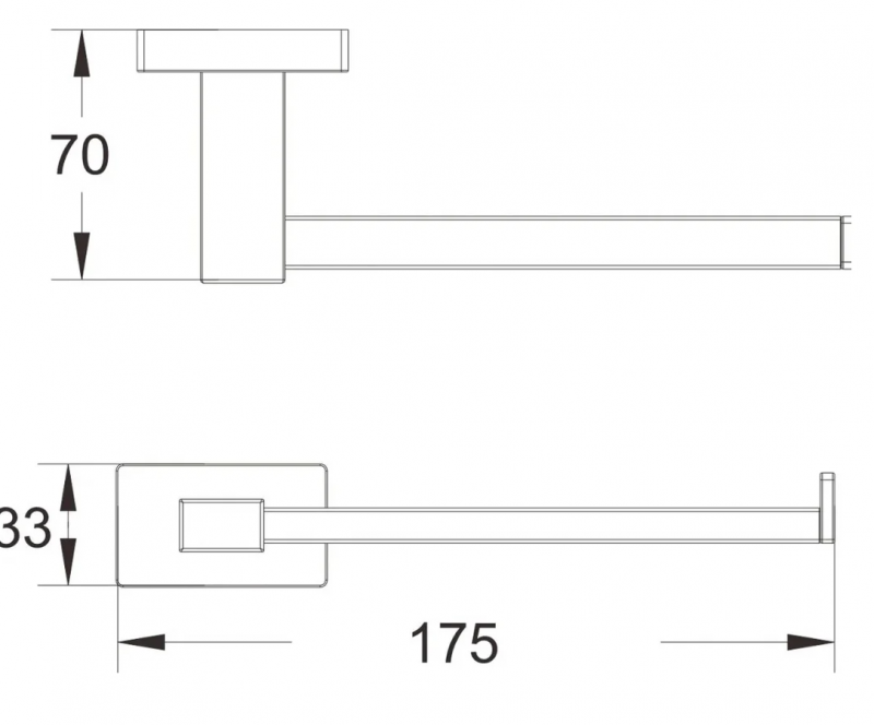 Бумагодержатель, хром SG5615 SHEVANIK