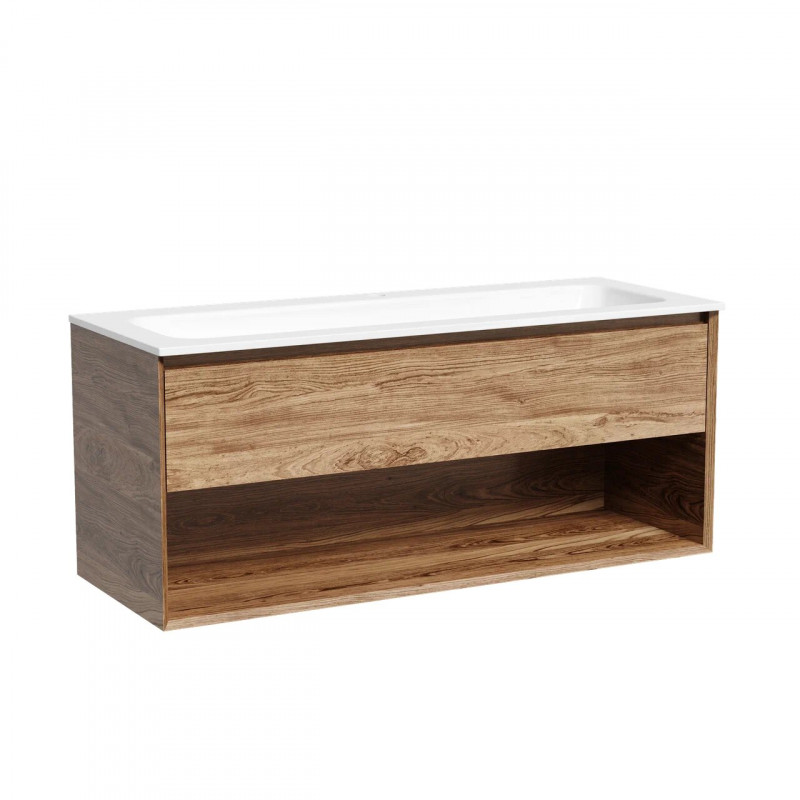 Тумба подвесная SANCOS Marmi 1.0 1195х445х520 c ящиком оснащ доводч скрыт монт MR1.0120ECH