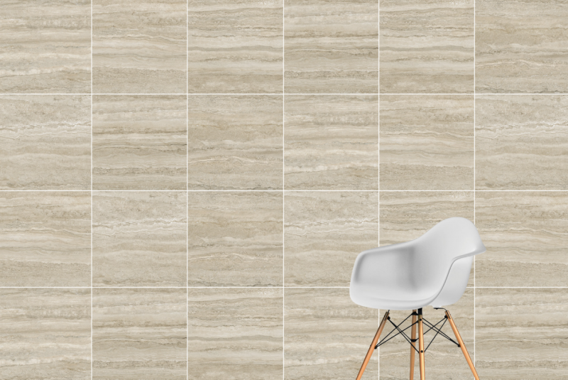 Плитка CityStone Травертин Линейный Матовый R10A Ректификат 60X60