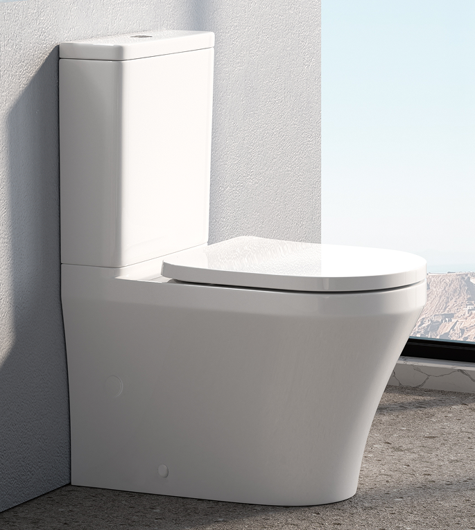 Унитаз напольный AliAS A-8085 торнадо 65 см c cиденьем